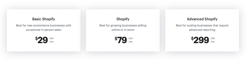 Shopify Price