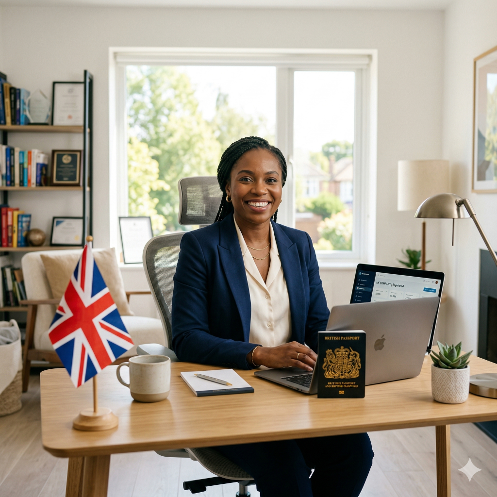 International founder using Stripe compliance tool for UK company