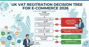 Typical quarterly timeline for UK VAT registration reporting