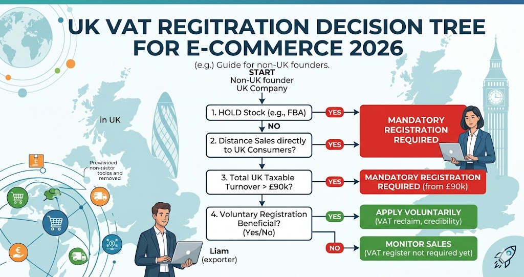 Typical quarterly timeline for UK VAT registration reporting