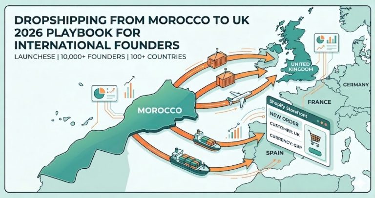 Dropshipping from Morocco to UK 2026 playbook for international founders