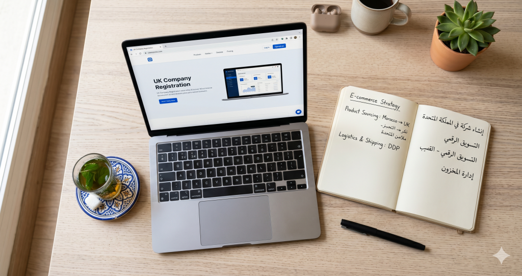 Setting up a workspace for dropshipping from Morocco to the UK