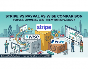 Stripe vs PayPal vs Wise comparison for UK e-commerce 2026