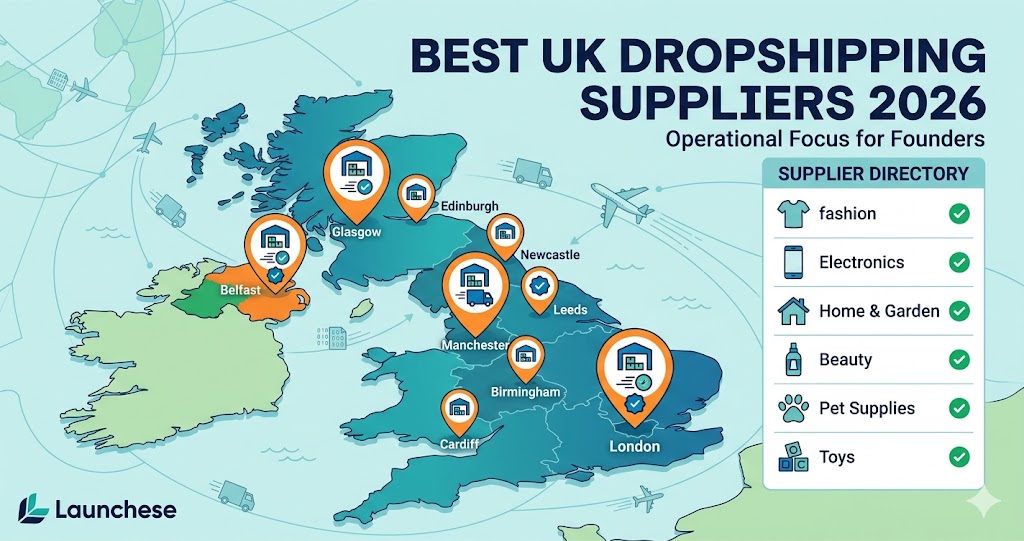 Best UK dropshipping suppliers 2026 with 24-hour shipping