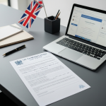 how to issue shares in a UK limited company - Companies House documents and share certificates on a desk